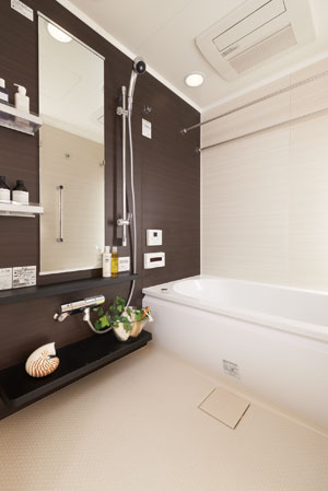 Bathing-wash room.  [Bathroom] Mind is also healed body, Produce a pleasant bath time.