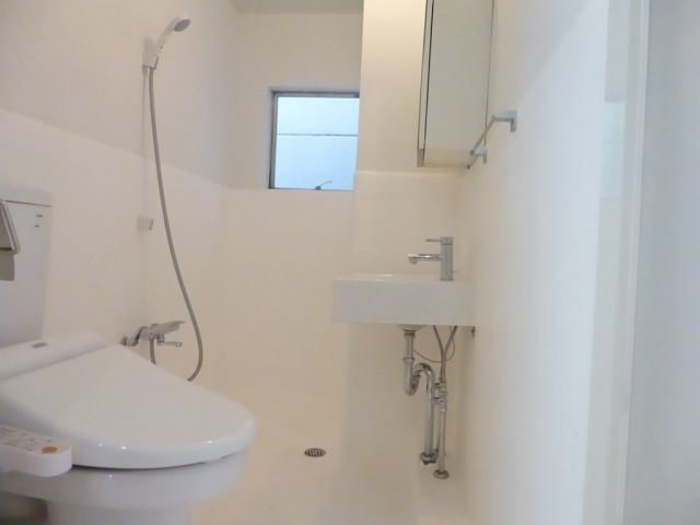 Bath. Shower room with cleanliness