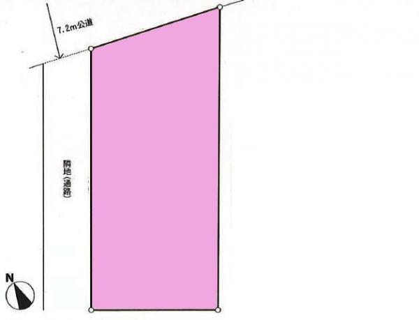 Compartment figure. Land price 59,800,000 yen, Land area 86.49 sq m