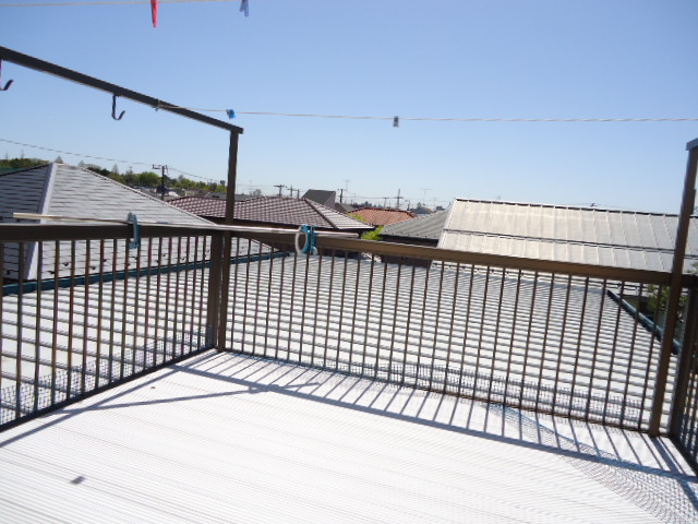 Balcony. Good roof balcony with views