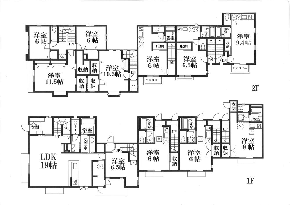 Floor plan. 180 million yen, 11LDK, Land area 391.73 sq m , Building area 293.83 sq m