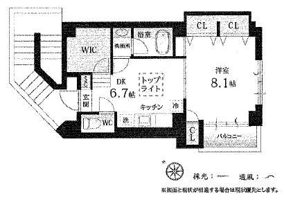 Floor plan. 1DK + S ・ Occupied area 34.76 sq m