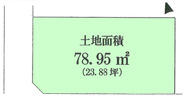 Compartment figure. Land price 73,500,000 yen, Land area 78.95 sq m