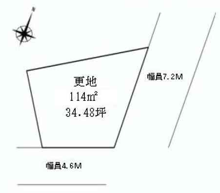 Compartment figure. Land price 48,270,000 yen, Land area 114 sq m