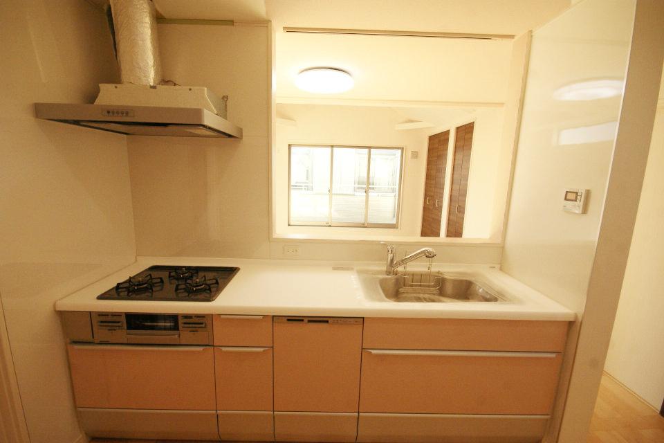 Same specifications photo (kitchen). Wife to happy dishwasher ・ Faucet integrated washing machine. Every day is a breeze (construction cases)