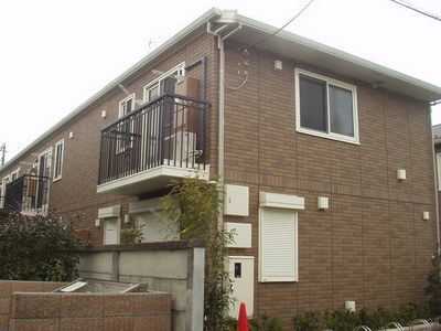 Building appearance.  ☆ Tenement type of private sense of importance in the JR Chuo Line Nishiogikubo area. 