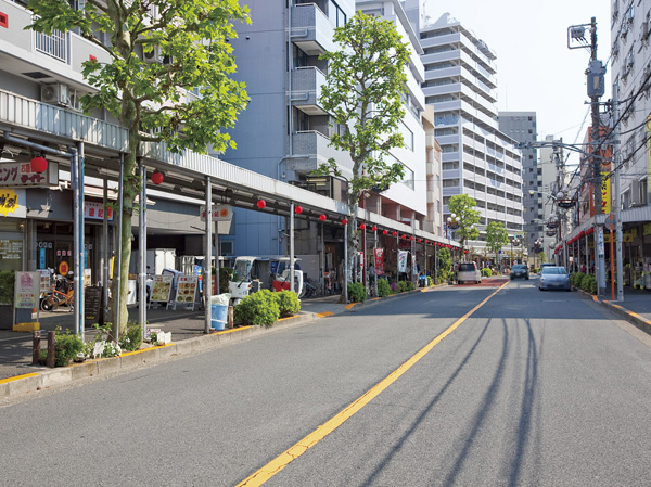 Surrounding environment. Nabeyoko shopping street (a 5-minute walk, About 400m) ※ Walk a fraction of the published ・ The distance is from the all local, Walk fraction Shi 1 minute to 80m, We rounded up the decimal point.