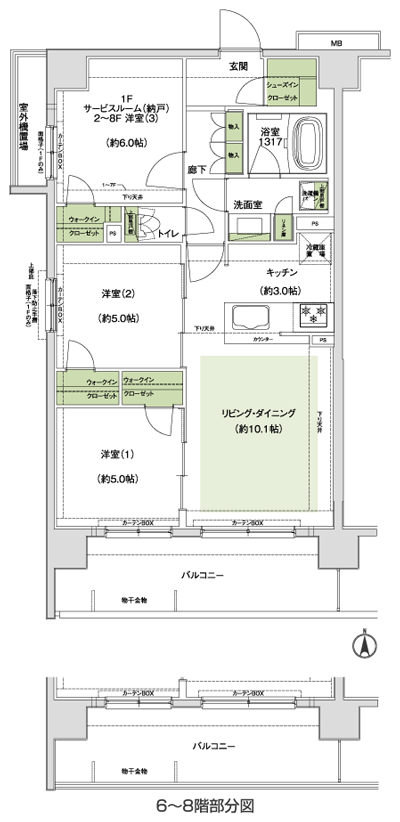 Floor: 3LDK + 3WIC + SIC, the occupied area: 66.15 sq m, Price: TBD