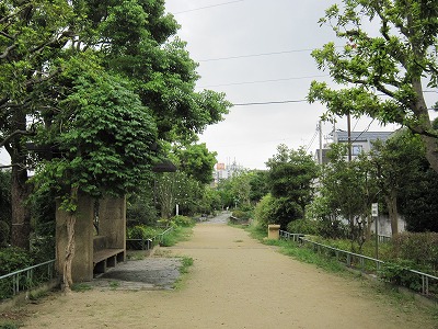 park. Tamagawa third park until the (park) 694m