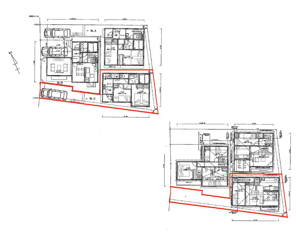 Building plan example (floor plan). C compartment building plan example 3LDK