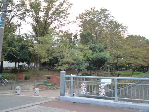 View. Front of the building first is environment preeminent because it is green road park