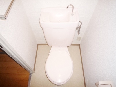 Toilet. Separated toilet