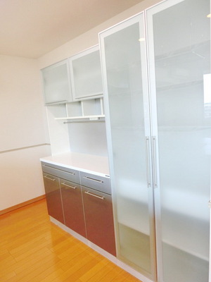 Kitchen. Kitchen shelf