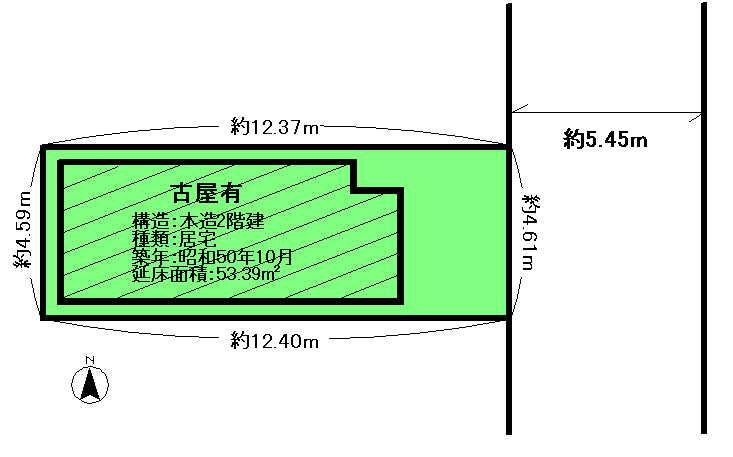 Compartment figure. Land price 21,800,000 yen, Land area 56 sq m