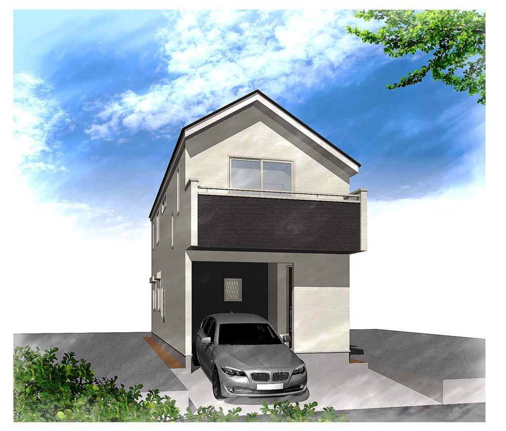 Building plan example (Perth ・ appearance). Building Rendering