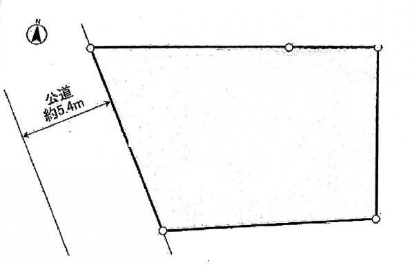 Compartment figure. Land price 56,800,000 yen, Land area 125.49 sq m