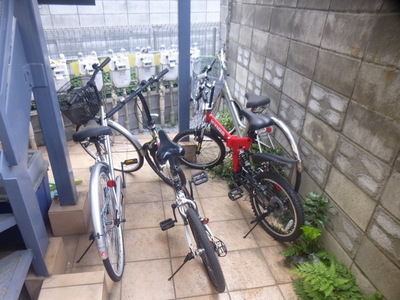 Other common areas. Place for storing bicycles