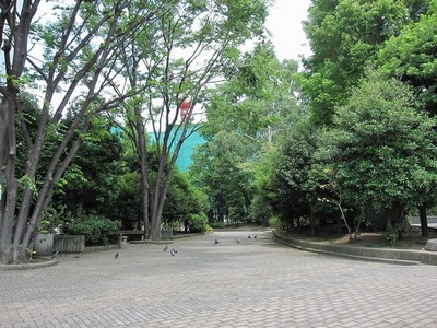 park. 330m until Kumin Center before Square (park)