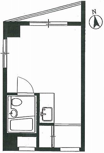 Floor plan. Price 6.3 million yen, Occupied area 16.32 sq m , Balcony area 1.28 sq m