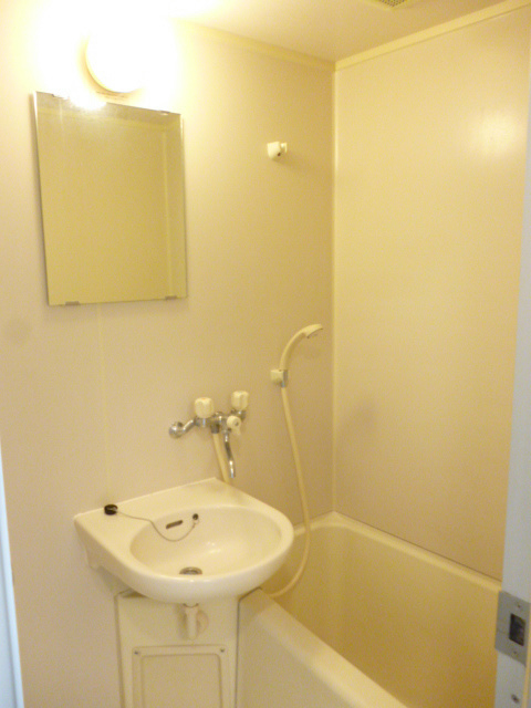 Bath. Another course bus toilet