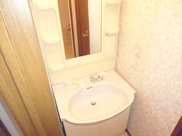 Washroom. Wash basin with shampoo dresser