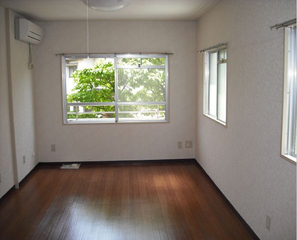 Living and room. Bright living room of the two-sided lighting