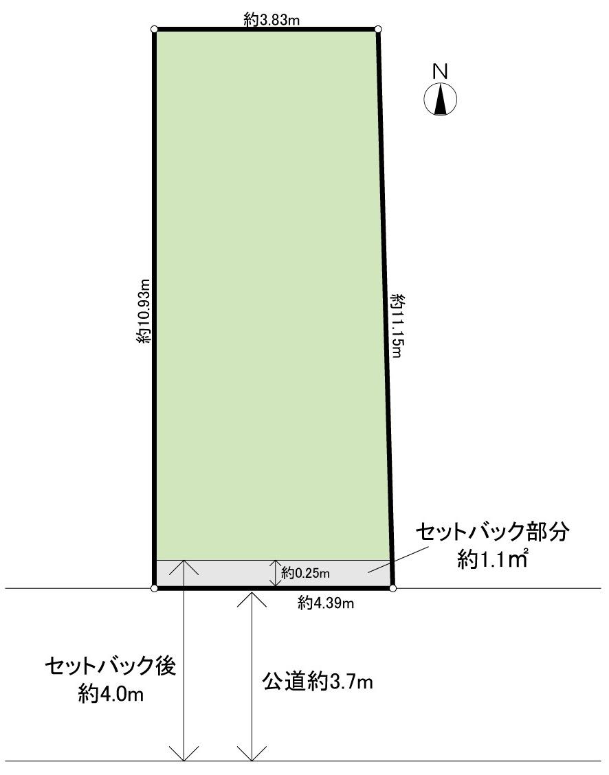 Compartment figure. Land price 29 million yen, Land area 45.36 sq m