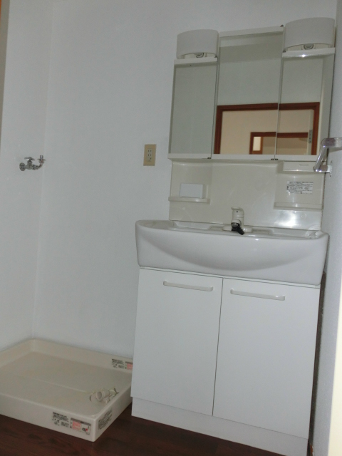 Washroom. Washbasin & Indoor Laundry Area