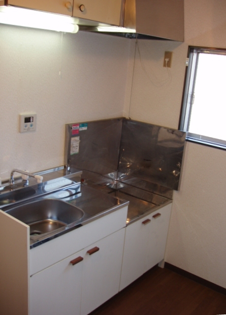 Kitchen. Pat ventilation and comes with a window