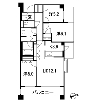 Floor: 3LDK + 2WIC, the area occupied: 74.1 sq m, Price: 60,532,000 yen, now on sale