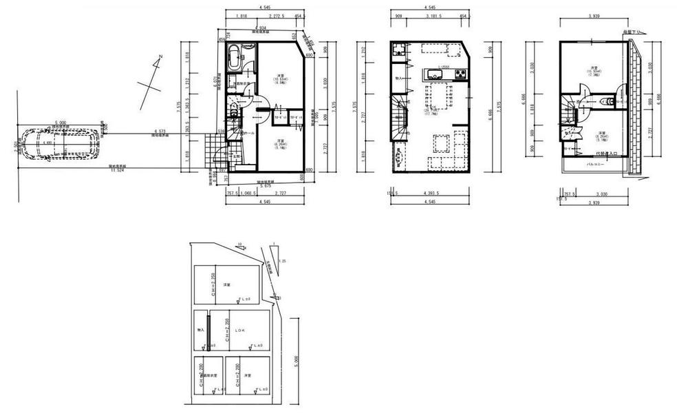 Compartment view + building plan example. Building plan example, Land price 31,800,000 yen, Land area 75.68 sq m building plan example (B No. land) Building price 15 million yen, Building area 92.90 sq m 1 Kaiyoshitsu 6.5 Pledge, 5.1 Pledge Second floor LDK17.7 Pledge 3 Kaiyoshitsu 7.3 Pledge, 5.1 Pledge