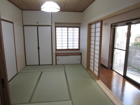 Living and room. First floor Japanese-style room and veranda