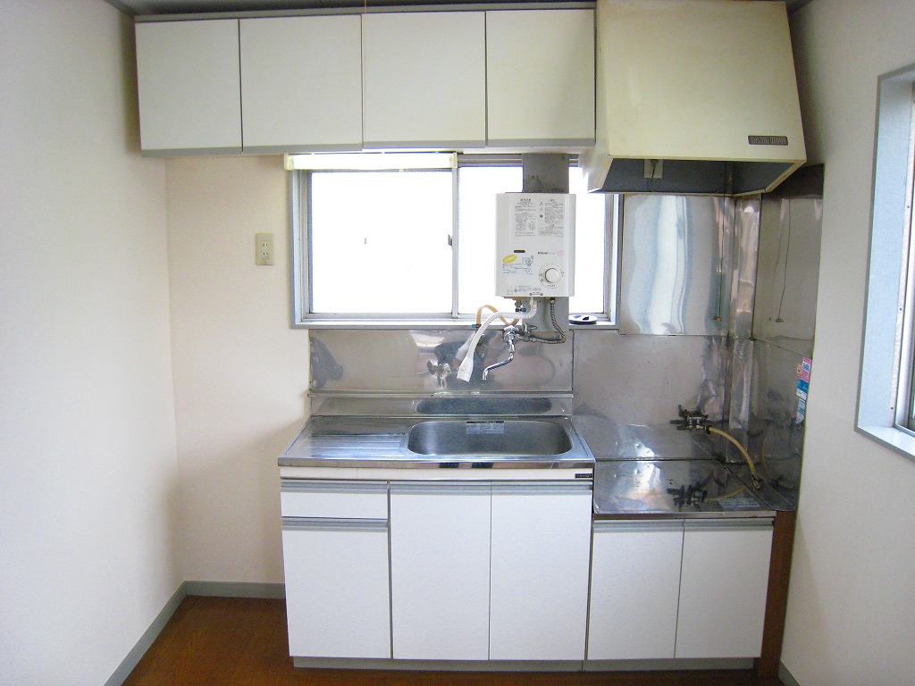 Kitchen. It is bright and airy nephew rooms have windows