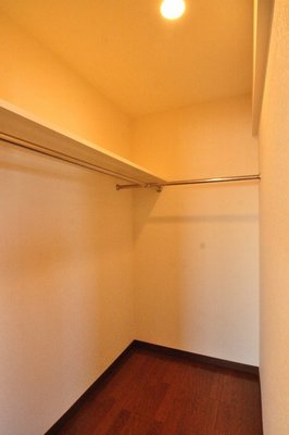 Receipt. Walk-in closet with a storage capacity