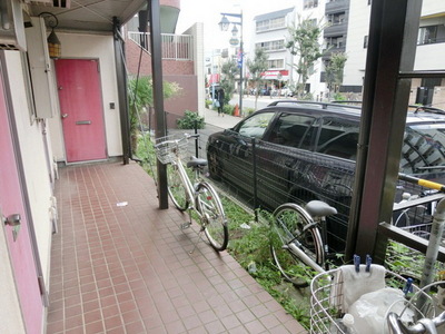 Other common areas. Place for storing bicycles