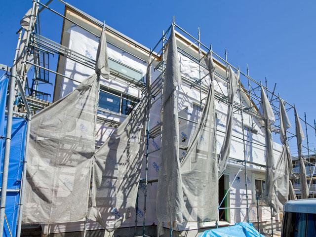 Local appearance photo. 5 Building During construction
