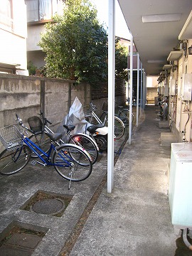 Other common areas. It is a bicycle parking space.