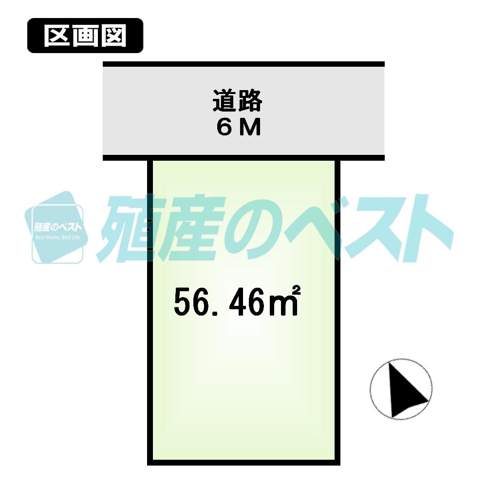 Compartment figure. Land price 37,800,000 yen, Land area 56.46 sq m Nishiogikubo Station, Walk is a 12-minute well-formed land. 