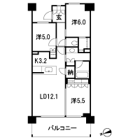 Floor: 3LD ・ K + N (storeroom) + WIC (walk-in closet), the occupied area: 70.11 sq m, Price: TBD