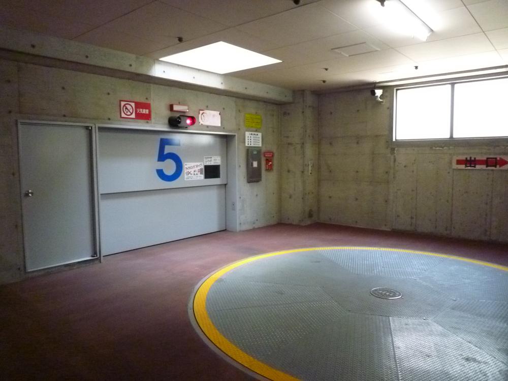 Parking lot. Common areas