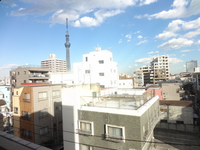 View. Sky tree looks