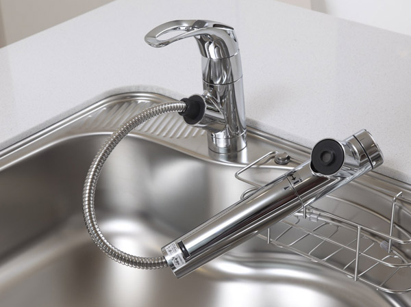 Kitchen.  [Water purifier integrated mixing faucet] Water purifier integrated mixing faucet clean water can be used at any time.  ※ It will be the shower switching function.