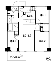 Floor: 3LDK + WIC + SIC, the occupied area: 65.52 sq m, Price: 40,900,000 yen, now on sale