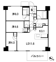 Floor: 3LDK + WIC, the occupied area: 67.13 sq m, Price: 42,700,000 yen, now on sale