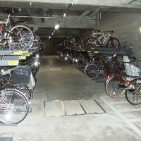 Other common areas. There are bicycle parking lot. 