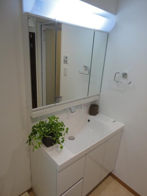 Wash basin, toilet. Wash basin