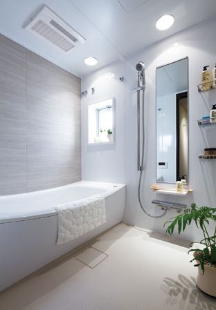 Bathing-wash room.  [Bath Room] Graceful shape tub, Correspondence, such as to a variety of bathing style sitz bath and full bath. Otobasu ・ With bathroom ventilation dryer, Guests luxury comfortable every day of bus time.