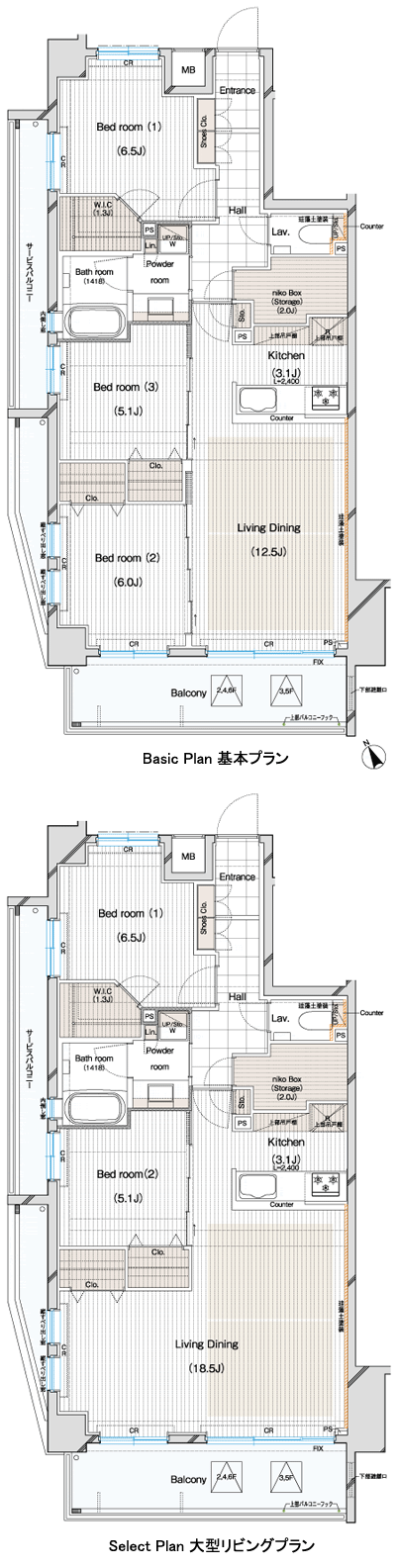 Floor: 3LDK, occupied area: 78.11 sq m, Price: 42,300,000 yen, now on sale