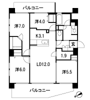 Floor: 4LDK, occupied area: 83.42 sq m, Price: 43,800,000 yen, now on sale