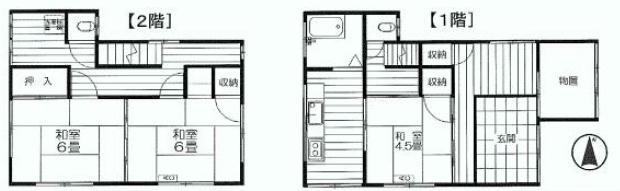 Floor plan. 39,600,000 yen, 3DK, Land area 80.06 sq m , Building area 71.3 sq m